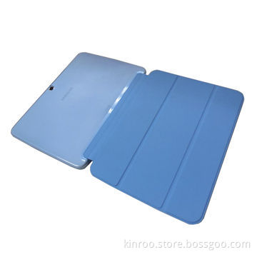 3-panel Cover for Samsung tab4 10.1", with transparent shell